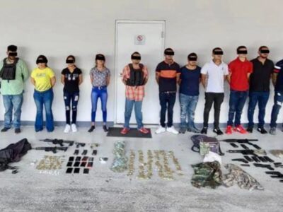 Caen 15 presuntos integrantes de célula criminal en Nuevo León