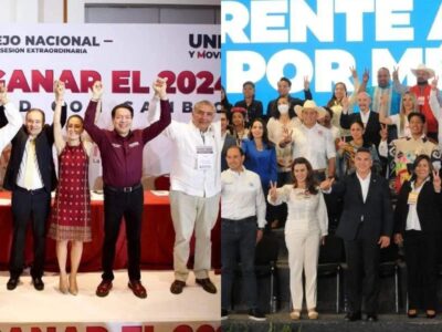 Métodos de elección del candidato presidencial de Morena y Va por México, ¿Qué tan parecidos son?