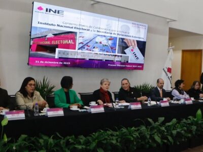 INE y SRE se unen para garantizar voto de mexicanos en el extranjero