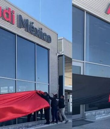 Banderas rojinegras cuelgan en Audi México: sindicato se va a huelga