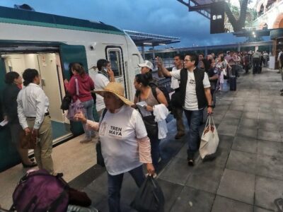 El Tren Maya trasladó a 15 mil 579 pasajeros en 24 días