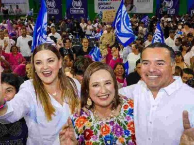 Renán Barrera y Cecilia Patrón cierran precampaña: ‘Vamos a ganar Yucatán y la alcaldía de Mérida’