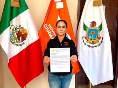Tere Calzada registra su precandidatura a alcaldía de Querétaro con MC