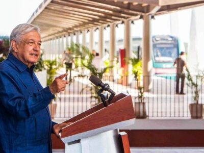 Inaugura AMLO tramo de Cancún a Playa del Carmen del Tren Maya