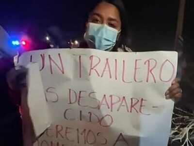 Bloquean carretera en Hidalgo por desaparición de trailero