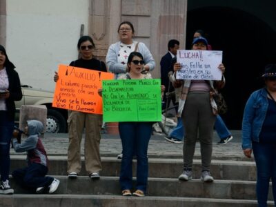 Protestan por secuestro de profesor de primaria en Zacatecas