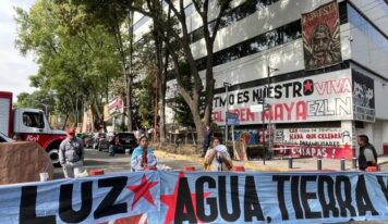 Comunidad otomí bloquea Avenida México-Coyoacán por corte de luz al INPI