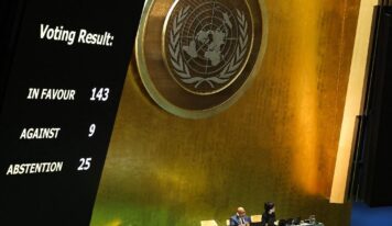 Celebra México resolución adoptada en ONU sobre Palestina