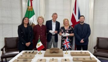 Regresarán a México 19 piezas arqueológicas desde Reino Unido
