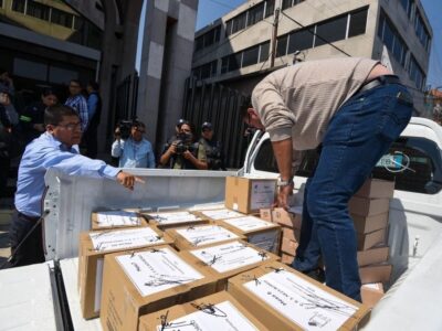 Inicia distribución de papelería electoral en penales del Edomex