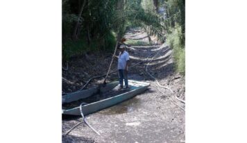 Se secan tramos del Canal Nacional y ramales en Xochimilco