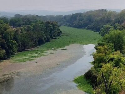 Se seca el río Calabozo en la Huasteca Hidalguense